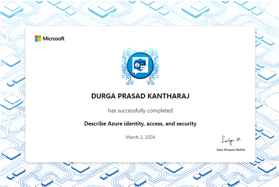 Describe Azure identity, access, and security